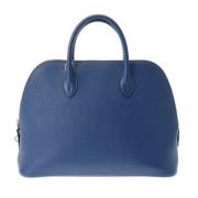 Pre-owned Fabric handbags Hermès Vintage , Blue , Dames