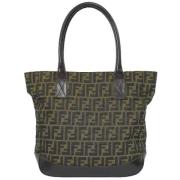 Pre-owned Canvas fendi-bags Fendi Vintage , Brown , Dames