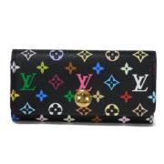 Pre-owned Fabric key-holders Louis Vuitton Vintage , Black , Dames