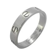 Pre-owned White Gold rings Cartier Vintage , Gray , Dames