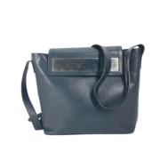 Pre-owned Leather fendi-bags Fendi Vintage , Blue , Dames