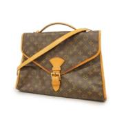 Pre-owned Fabric louis-vuitton-bags Louis Vuitton Vintage , Brown , Da...