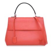 Pre-owned Leather handbags Louis Vuitton Vintage , Red , Dames