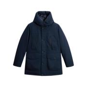 Arctic Parka Melton Blue Woolrich , Blue , Heren