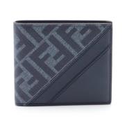 Pre-owned Plastic wallets Fendi Vintage , Blue , Heren