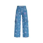 Klassieke Denim Jeans voor dagelijks gebruik Ganni , Blue , Dames