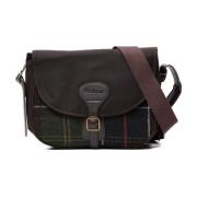 Whitley Tartan Crossbody Tas Barbour , Green , Dames