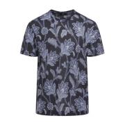 Blauw Stijlvol T-shirt voor Mannen Etro , Blue , Heren