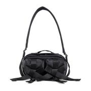 Kristal Strik Crossbody Tas Simone Rocha , Black , Dames