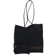 Pre-owned Nylon totes Fendi Vintage , Black , Dames