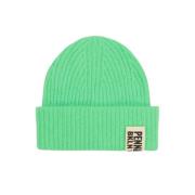 Warme Gebreide Beanie Muts Penn&Ink N.Y , Green , Dames