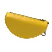 Pre-owned Leather key-holders Fendi Vintage , Yellow , Dames