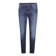 Slim-Fit Nick Vijf-Pocket Jeans Jacob Cohën , Blue , Heren