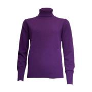 Rolhals Pullover 431230 Roberto sarto , Purple , Dames