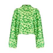 Lange mouw blouse Floor-stijl Harper & Yve , Green , Dames