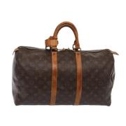 Pre-owned Canvas travel-bags Louis Vuitton Vintage , Brown , Dames