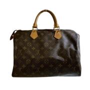 Pre-owned Fabric louis-vuitton-bags Louis Vuitton Vintage , Brown , Da...