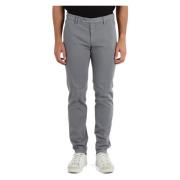 Slim Fit Katoenen Stretchbroek Michael Coal , Gray , Heren