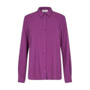 Elegante Ossa Blouse Modström , Purple , Dames