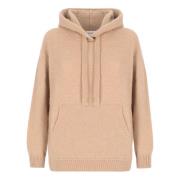 Kasjmier Zijden Hoodie Laneus , Brown , Dames