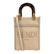 Pre-owned Leather fendi-bags Fendi Vintage , Beige , Dames