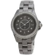 Pre-owned Metal watches Chanel Vintage , Gray , Dames