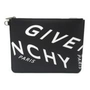 Pre-owned Leather clutches Givenchy Pre-owned , Black , Heren