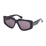 Mm0125 01A Sunglasses Max Mara , Black , Dames