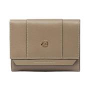 Beige Damesportemonnee Rfid Bescherming Piquadro , Beige , Dames