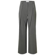 Blake High Waist Broek Selected Femme , Gray , Dames