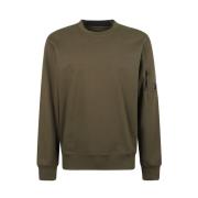 Groene Ivy Sweatshirt met Lens Detail C.p. Company , Green , Heren