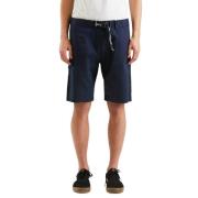 Casual Blauwe Katoenen Shorts RefrigiWear , Blue , Heren