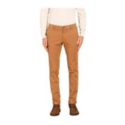 Extra Slim Chino Broek in Milano Stijl Mason's , Brown , Heren