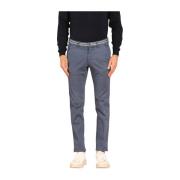 Slim Fit Winter Chino Broek Mason's , Blue , Heren