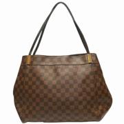 Pre-owned Canvas totes Louis Vuitton Vintage , Brown , Dames