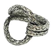 Pre-owned Silver rings Bottega Veneta Vintage , Gray , Unisex