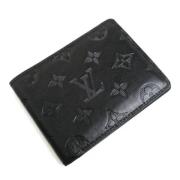 Pre-owned Canvas wallets Louis Vuitton Vintage , Black , Heren