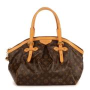 Pre-owned Canvas handbags Louis Vuitton Vintage , Brown , Dames