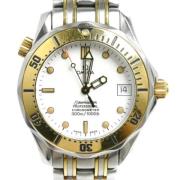 Pre-owned Yellow Gold watches Omega Vintage , White , Heren