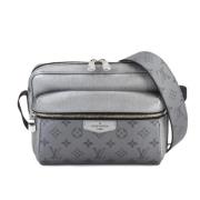 Pre-owned Leather louis-vuitton-bags Louis Vuitton Vintage , Gray , Da...