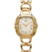 Pre-owned Yellow Gold watches Hermès Vintage , Yellow , Dames