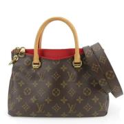 Pre-owned Leather louis-vuitton-bags Louis Vuitton Vintage , Brown , D...