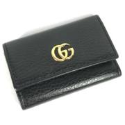 Pre-owned Leather key-holders Gucci Vintage , Black , Dames