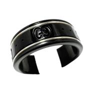 Pre-owned White Gold rings Gucci Vintage , Black , Dames