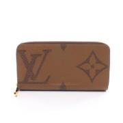 Pre-owned Coated canvas wallets Louis Vuitton Vintage , Brown , Dames