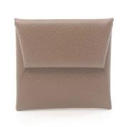 Pre-owned Canvas wallets Hermès Vintage , Gray , Dames