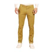 Stretch Chino Broek Regular Fit Mason's , Green , Heren