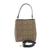 Pre-owned Canvas handbags Coach Pre-owned , Beige , Dames