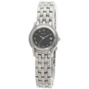 Pre-owned Stainless Steel watches Gucci Vintage , Black , Dames