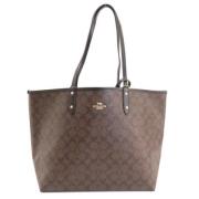 Pre-owned Canvas shoulder-bags Coach Pre-owned , Brown , Dames